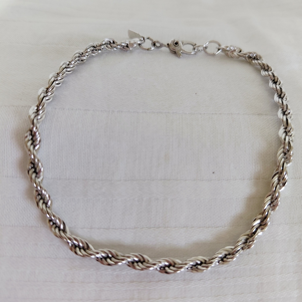 Monet Silver Twist Bracelet
